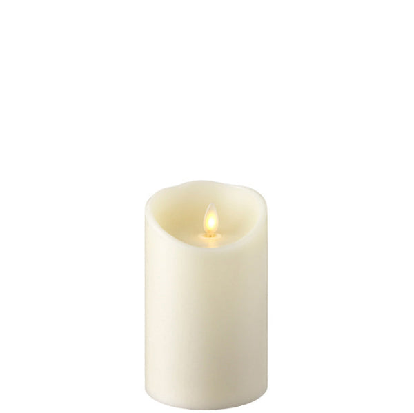 3.5"x5" Ivory Push Flame Candle