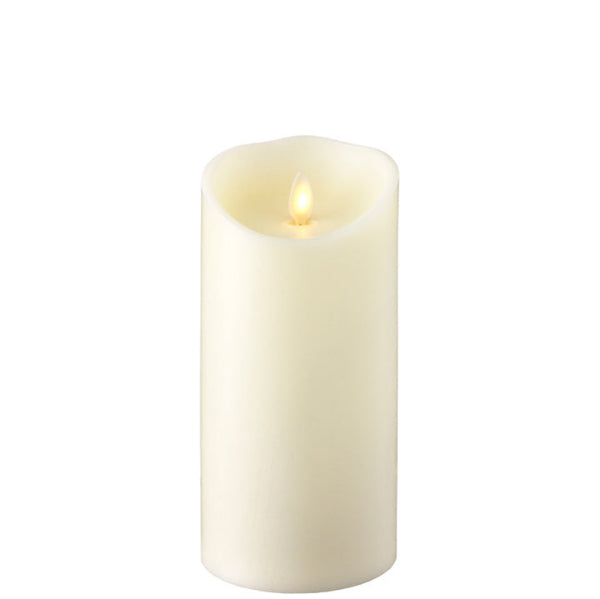 3.5"x7" Ivory Push Flame Candle