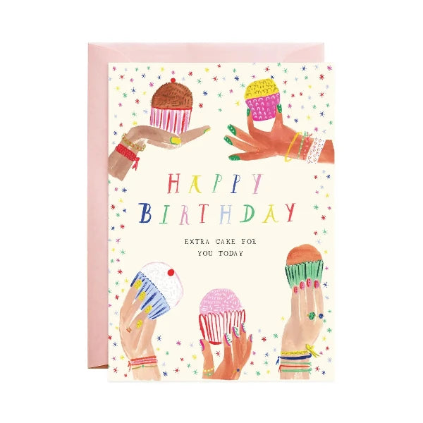 Confetti Cupcakes Birthday Card