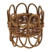 Twisted Rattan Napkin Ring Set/4