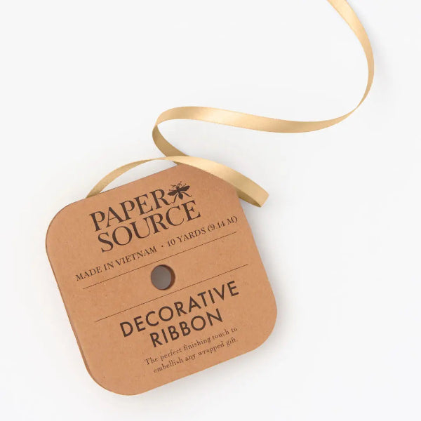 1/4" Gold Satin Ribbon