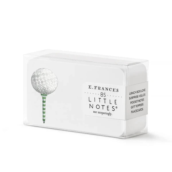 Golf Tee Little Notes