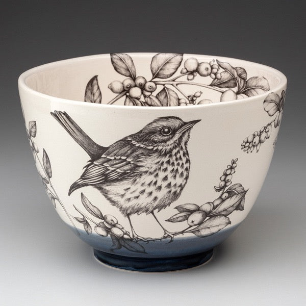 Large Bowl: Hermit Thrush
