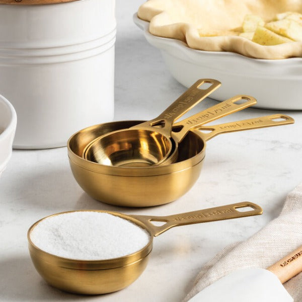 4-Piece Measuring Cups: Gold