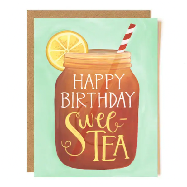 Sweet Tea Birthday Card