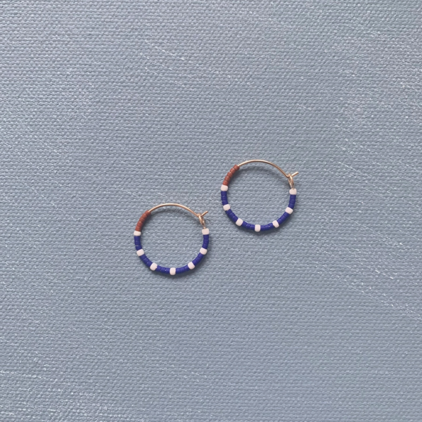 Little Colorloop Earring in Cobalt