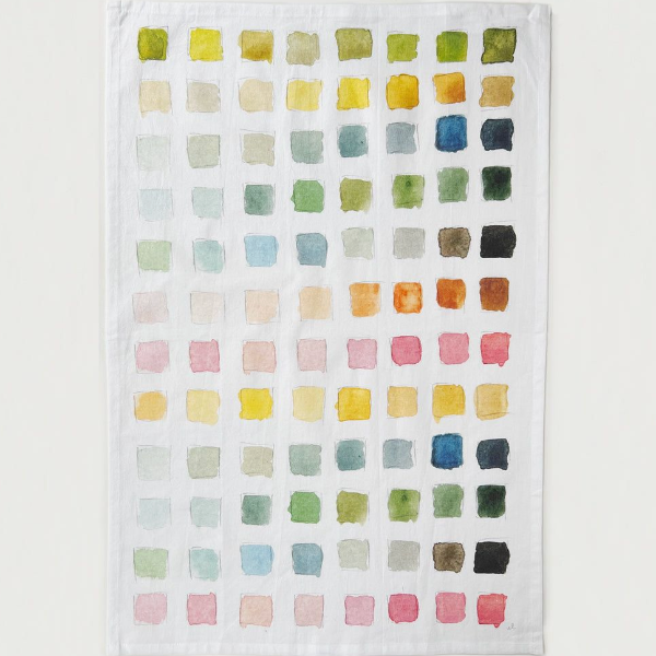 Paint Swatch Tea Towel