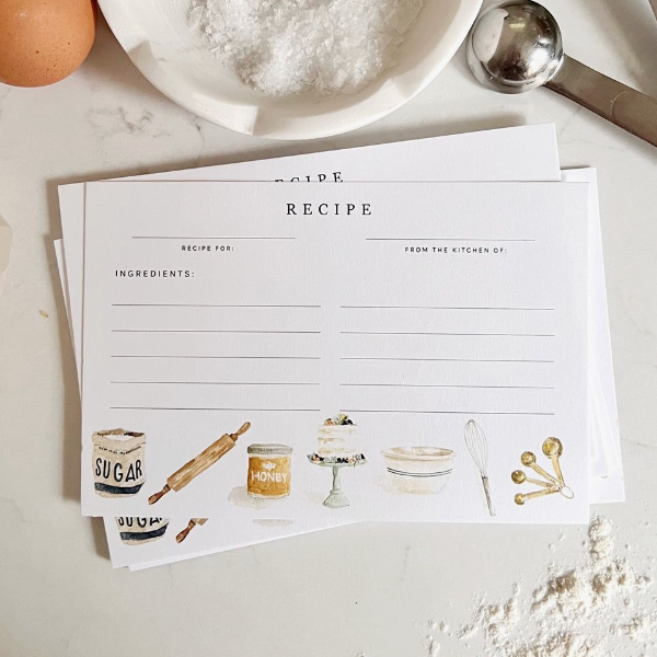 Baking Recipe Cards