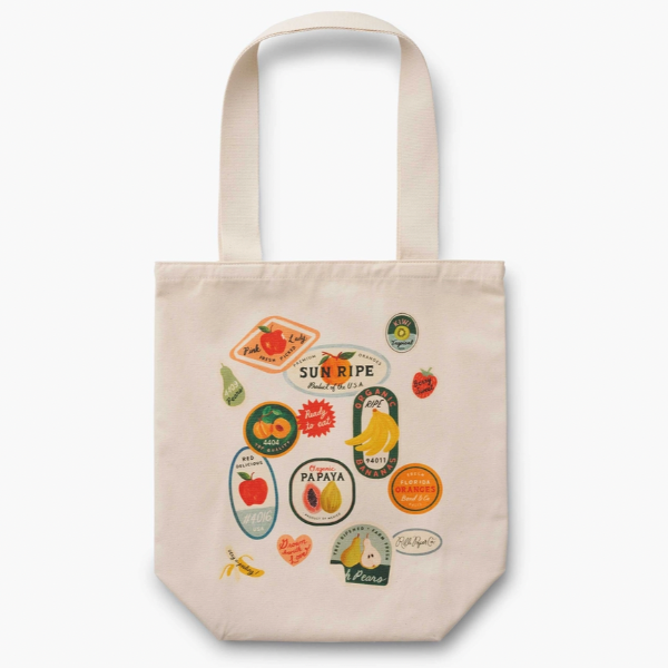 Fruit Stand Canvas Tote Bag