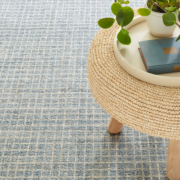 Conall Slate Micro Hooked Wool Rug