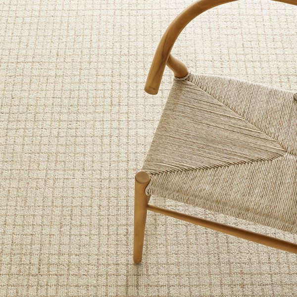 Conall Natural Micro Hooked Wool Rug