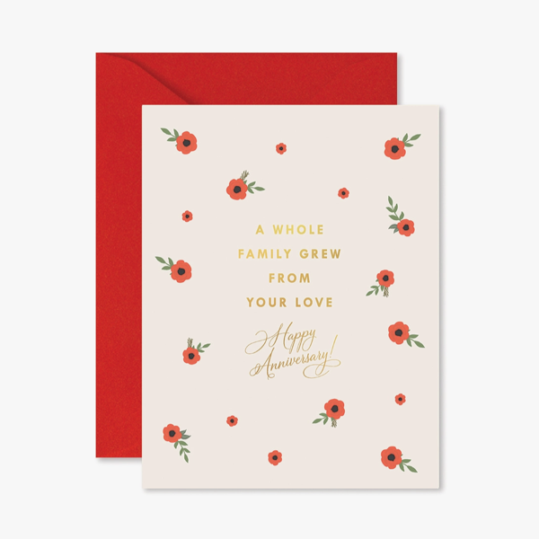 Family Grew Anniversary Card
