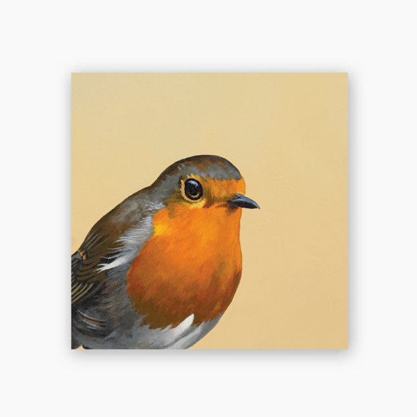 European Robin Wood Wall Art
