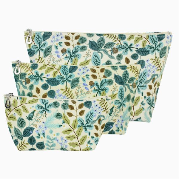 Makeup Bags- Vintage Garden Cream