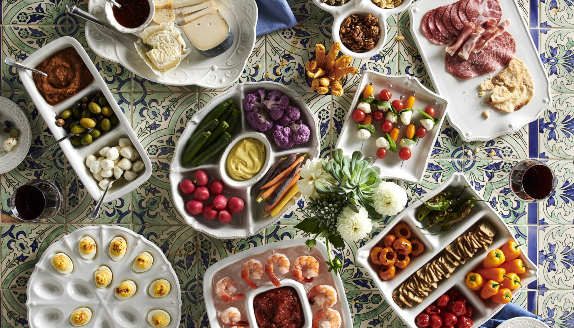 Juliska tabletop and dinnerware.