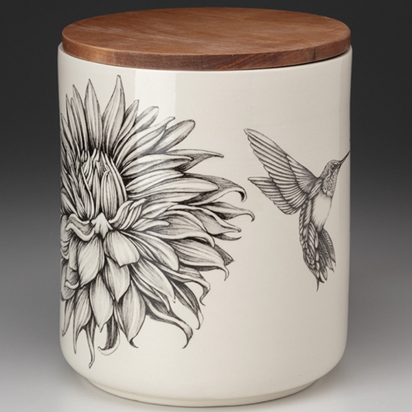 Large Canister: Cactus Dahlia
