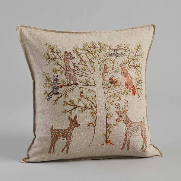 Woodland Living Tree Pillow