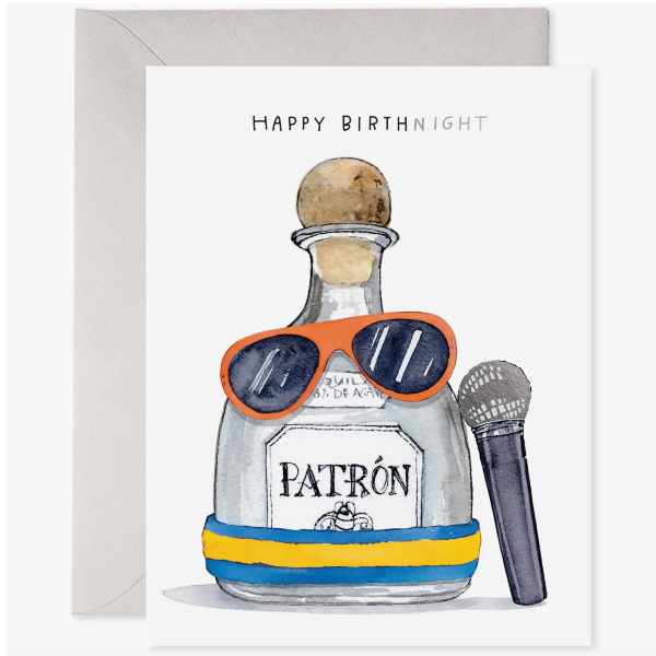 Tequila Birthday Card