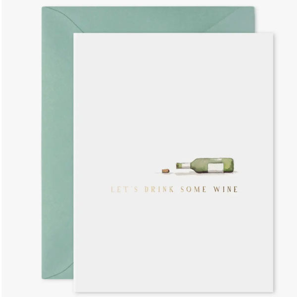 Let's Drink Some Wine Card