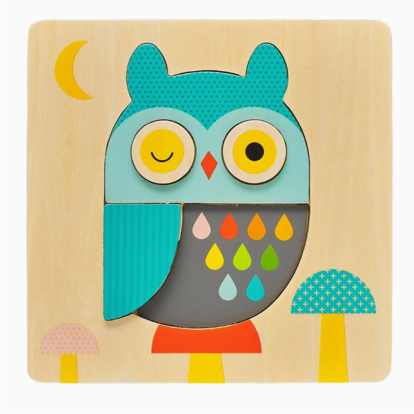 Little Owl Chunky Wood Puzzle