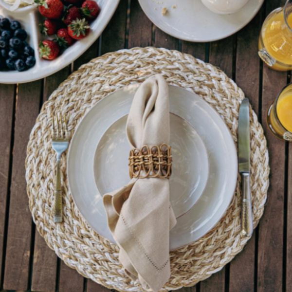 Provence Rattan Natural Napkin Ring