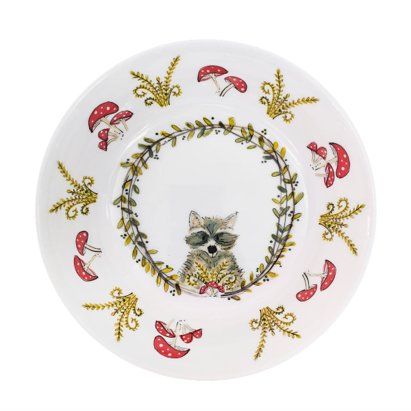 Raccoon Melamine Bowl