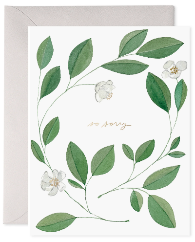 Magnolia Condolence Card