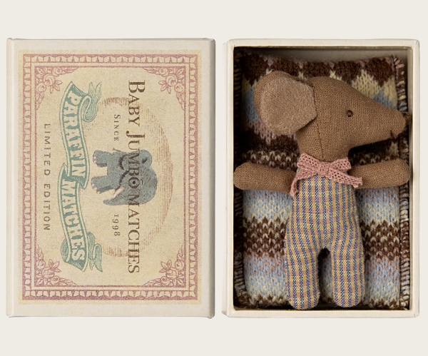 Sleepy/Wakey Baby Mouse New Rose