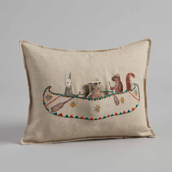 Friends Canoe Pocket Pillow