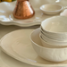 Stacking and Serving Bowls: Cream