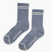 Boyfriend Socks in Blue Grey