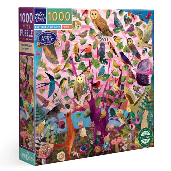 Parliament of Owls 1000-Piece Puzzle