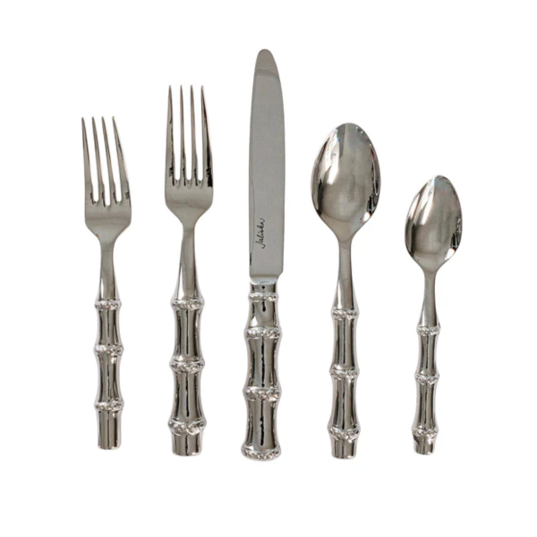 Bamboo Polished 5pc Place Setting