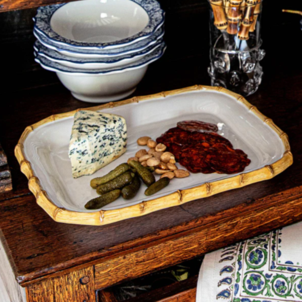 Bamboo Natural 12" Rectangular Platter