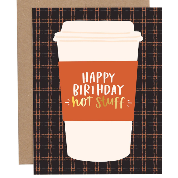Hot Stuff Birthday Greeting Card