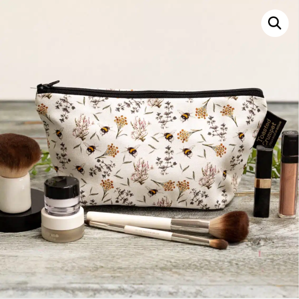 Bee & Honeysuckle Makeup Bag