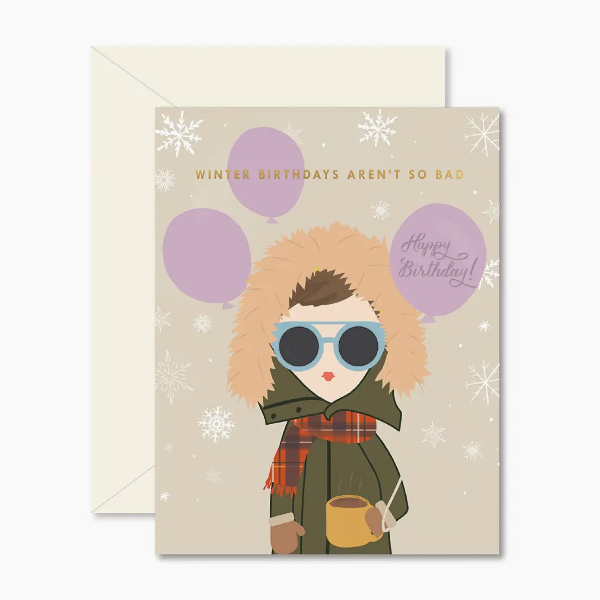 Birthday Parka Greeting Card