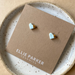 Heart Ceramic Stud Earrings