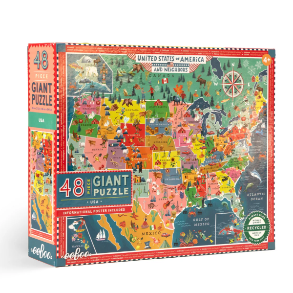 USA 48pc Giant Puzzle