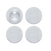 Mini Basketweave Backed Coasters 4 Pack