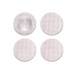 Mini Basketweave Backed Coasters 4 Pack