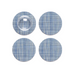 Mini Basketweave Backed Coasters 4 Pack