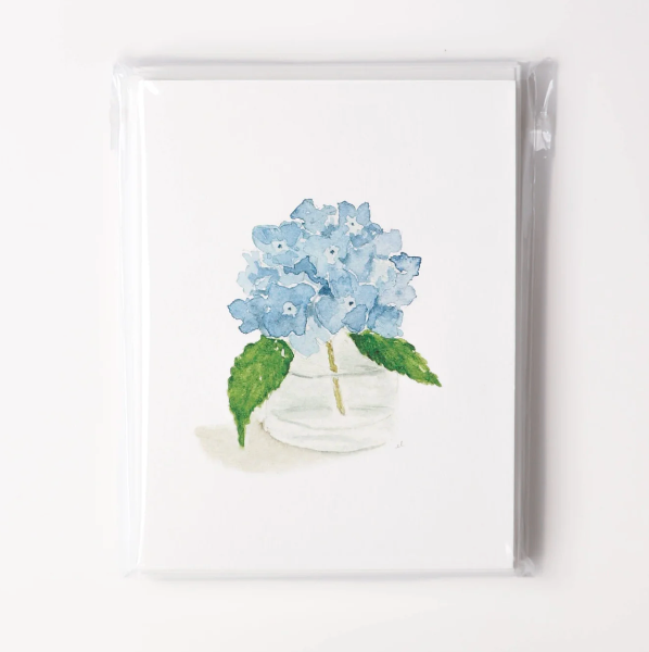 Assorted Flowers Notecards Set/8