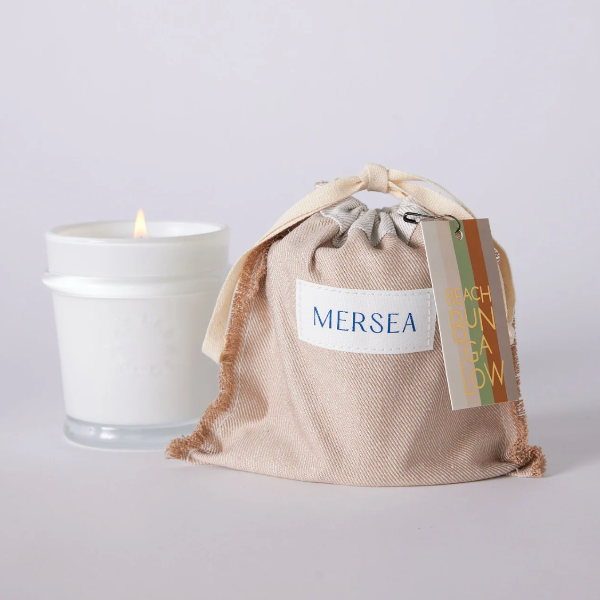 Beach Bungalow Sandbag Candle
