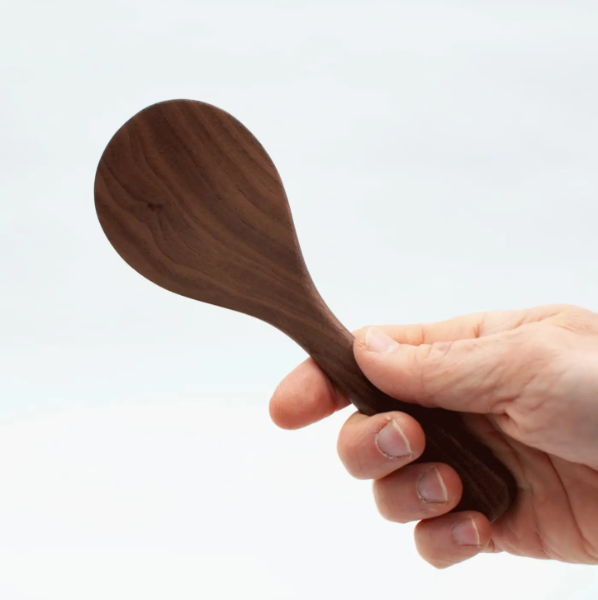 8" Walnut Wood Rice Paddle