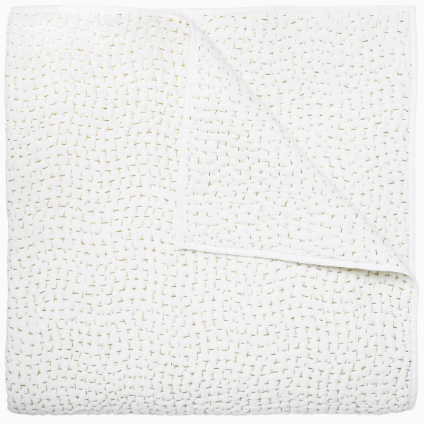 Sand Hand Stitched Coverlets & Shams