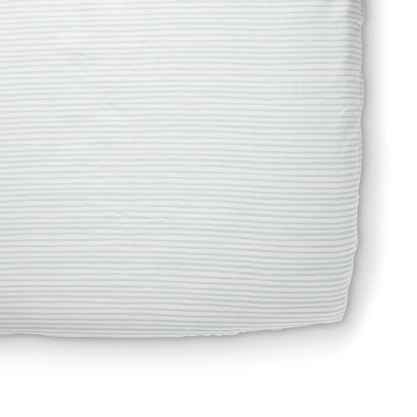 Crib Sheet Stripes Away Sea