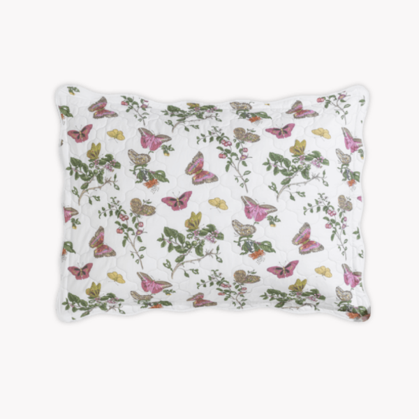 Baudin Butterfly Pink Quilted Bedding