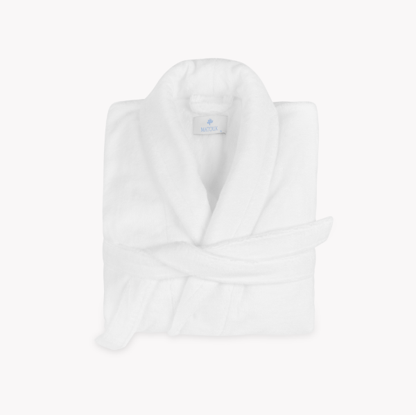 Milagro White Bath Robe