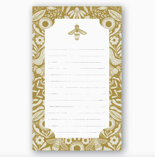 Golden Bee Notepad